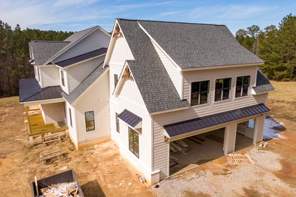 New Home Build and Roof Installation